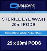 Qualicare Sodium Chloride Sol Eyewash 25X20 ml view 2