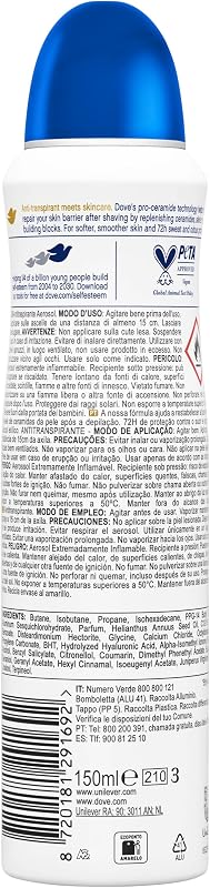 Advanced Care Desodorante Original Protección 72 horas Spray 150ml x6
