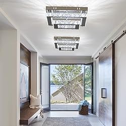 Finktonglan Crystal LED Ceiling Light Modern