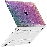 Teazgopx Bling Rhinestone Case Compatible with MacBook Pro 13 inch (M2 2022 2021),2016-2020 Release A2338 M1 A2289 A2251 A2159 A1989 A1706 A1708,Sparkle Diamond Fashion Luxury Shiny Crystal Hard Shell