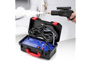 Hapyvergo High Pressure Steam Cleaner, 1700W Steamer for Cleaning Grout Tile, Heavy Duty Portable Steamer Cleaner for Car Auto, High Heat Cleaning Steamer for Home Shower All Surfaces 110V