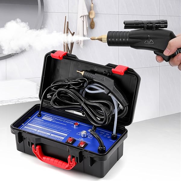 HAPYVERGO HIGH PRESSURE STEAM CLEANER, 1700W STEAMER FOR...