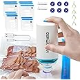 Handheld Vacuum Sealer, Portable Vacuum Sealer for Food, Save Sealer Food Vacuum Kit with 10 Reusable Sous Vide Bags
