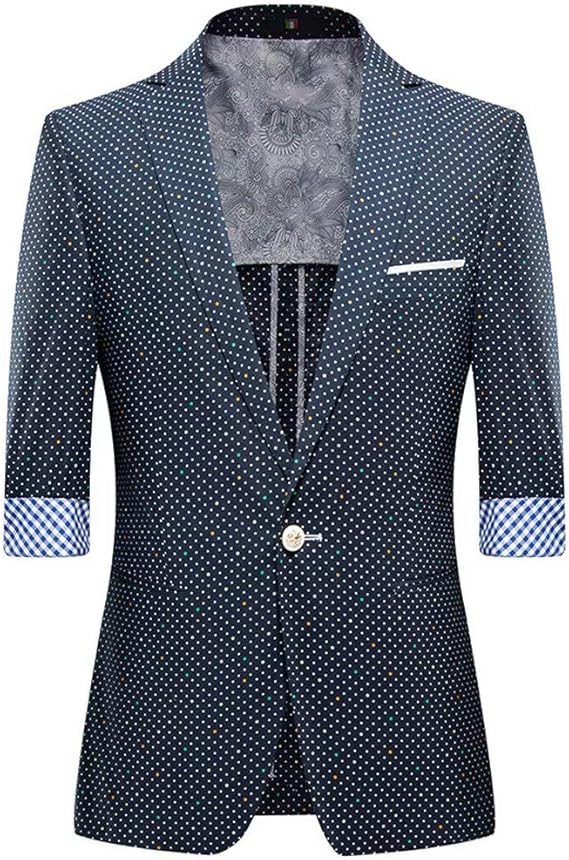 Amazon Eleitchtee サマージャケット ブレザー メンズ テーラードジャケット 7分袖 紳士服 スリム コート ジャケット 通販
