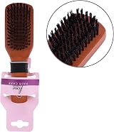 Fine Lines Slick Back Hair Brush – Boar & Nylon Bristles, Wooden Handle view 2