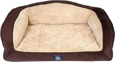 Amazon Com Serta Perfect Sleeper Camel Back Couch Pet Bed Pet