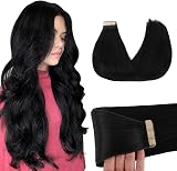 GOO GOO Tape in Hair Extensions 20pcs 50g 20inch Light Blonde Highlighted view 1