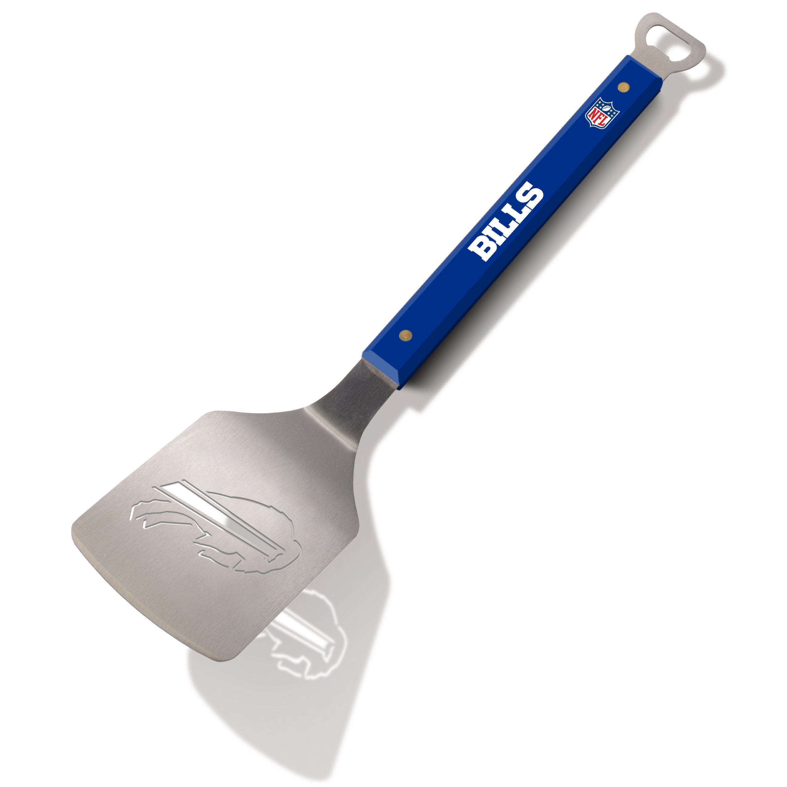 YouTheFan NFL Buffalo Bills Spirit Series Sportula Stainless Steel Grilling Spatula, 18 1/2" x 4", Blue