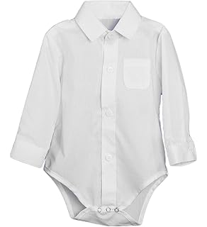 baby boy dress shirt bodysuit