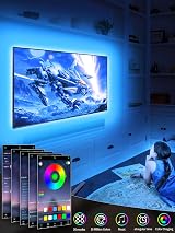 GIPOYENT TV LED Lights 13.1ft RGB Bluetooth Backlight for 40-65 Inch TV view 3
