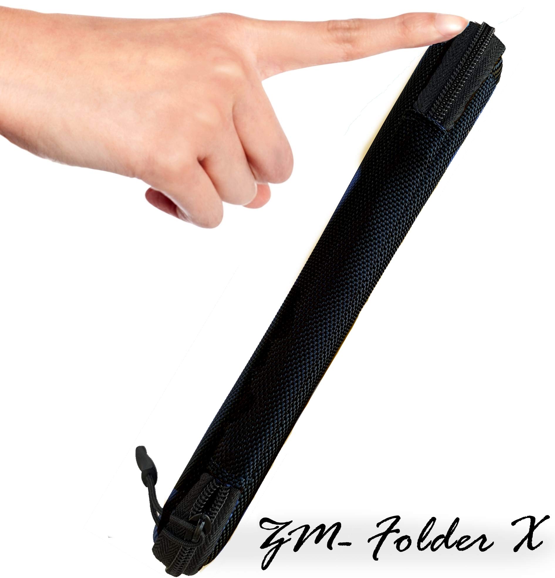 Zero Mass Travel Carrying Case/Folder, Organizer for Apple Watch Bands, Smart Watch Bands, Stores 12-24 Straps, Extra Pocket for Additional Storage (Black)