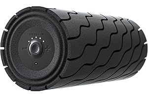 TheraGun Therabody WaveRoller - High Density Foam Roller for Body and Large Muscles. Bluetooth Enabled with 5 Customizable Vibration Frequencies in Therabody App