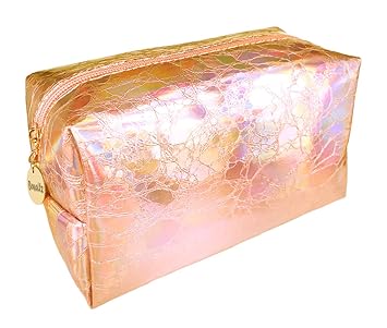 rose gold large clutch bag