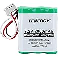 Tenergy 7.2V 2000mAh Replacement Battery for iRobot® Braava® 380 380t 390 390t & Mint® 5200 5200B 5200C