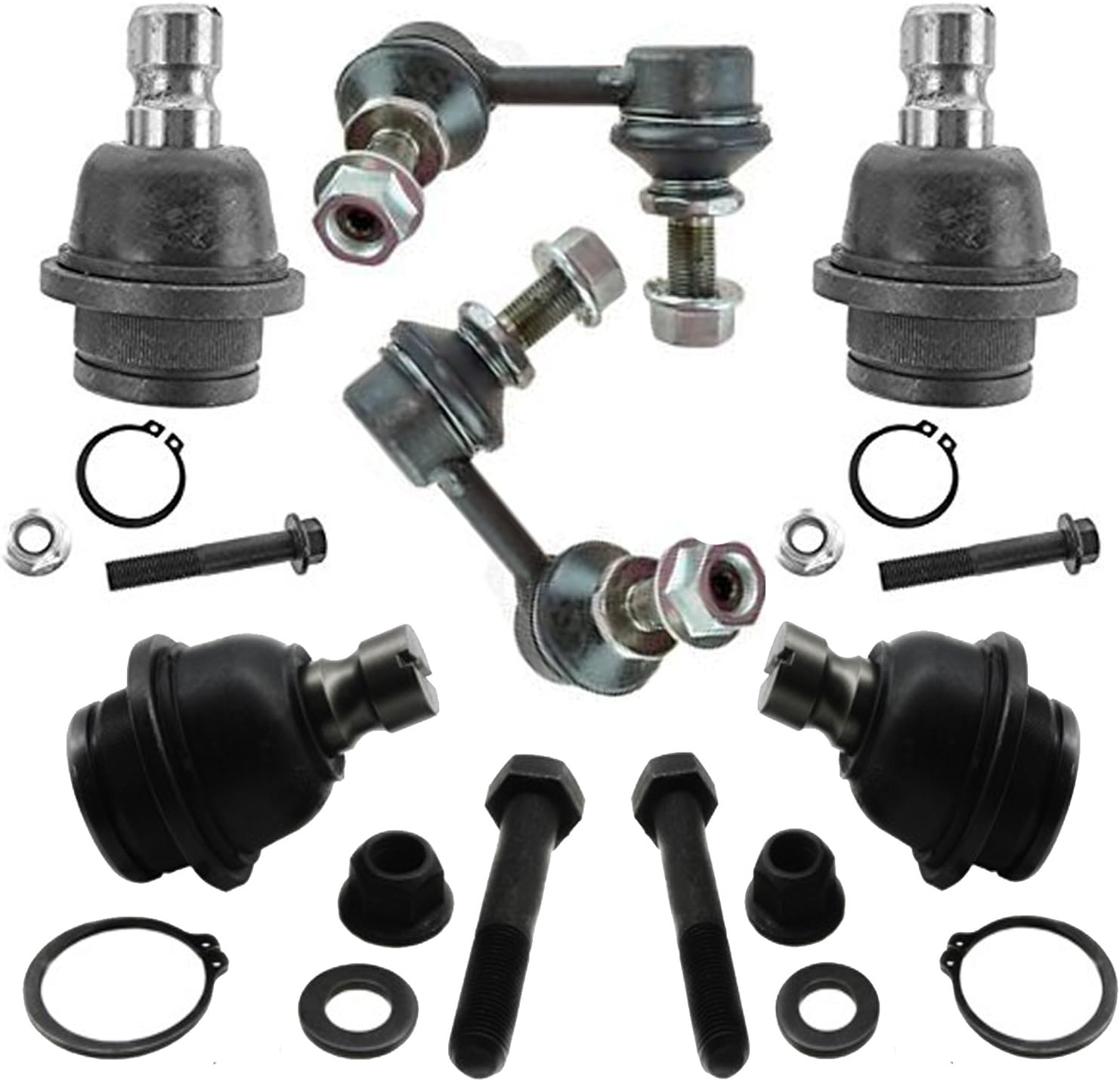 Automotive Moog New Front Upper & Lower Ball Joints for Nissan Frontier