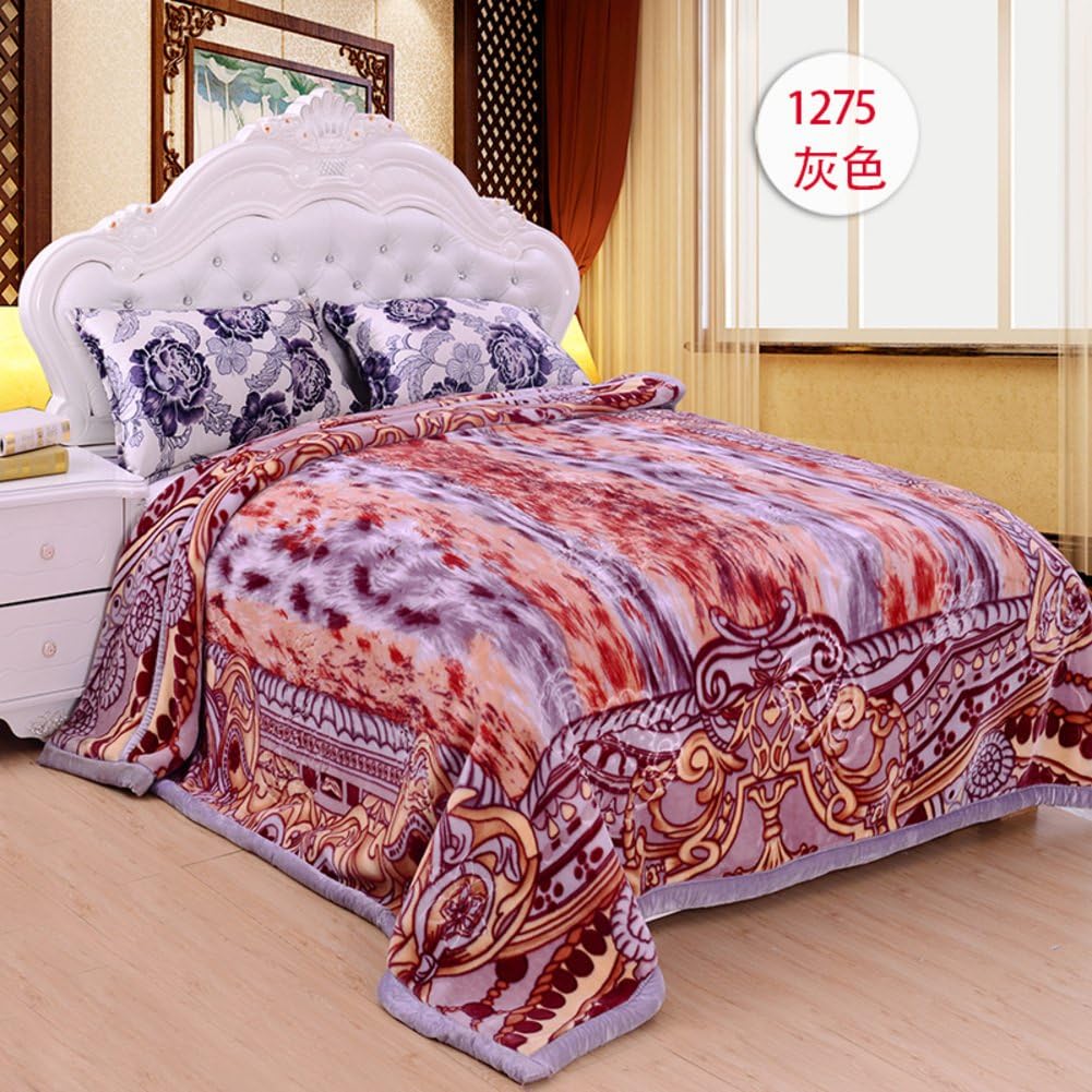 RTGLPOBXQDFV Thicken Blanket Velvet Cloud Blanket Twin Blanket Sheets Blankets-M 240x220cm(94x87inch)