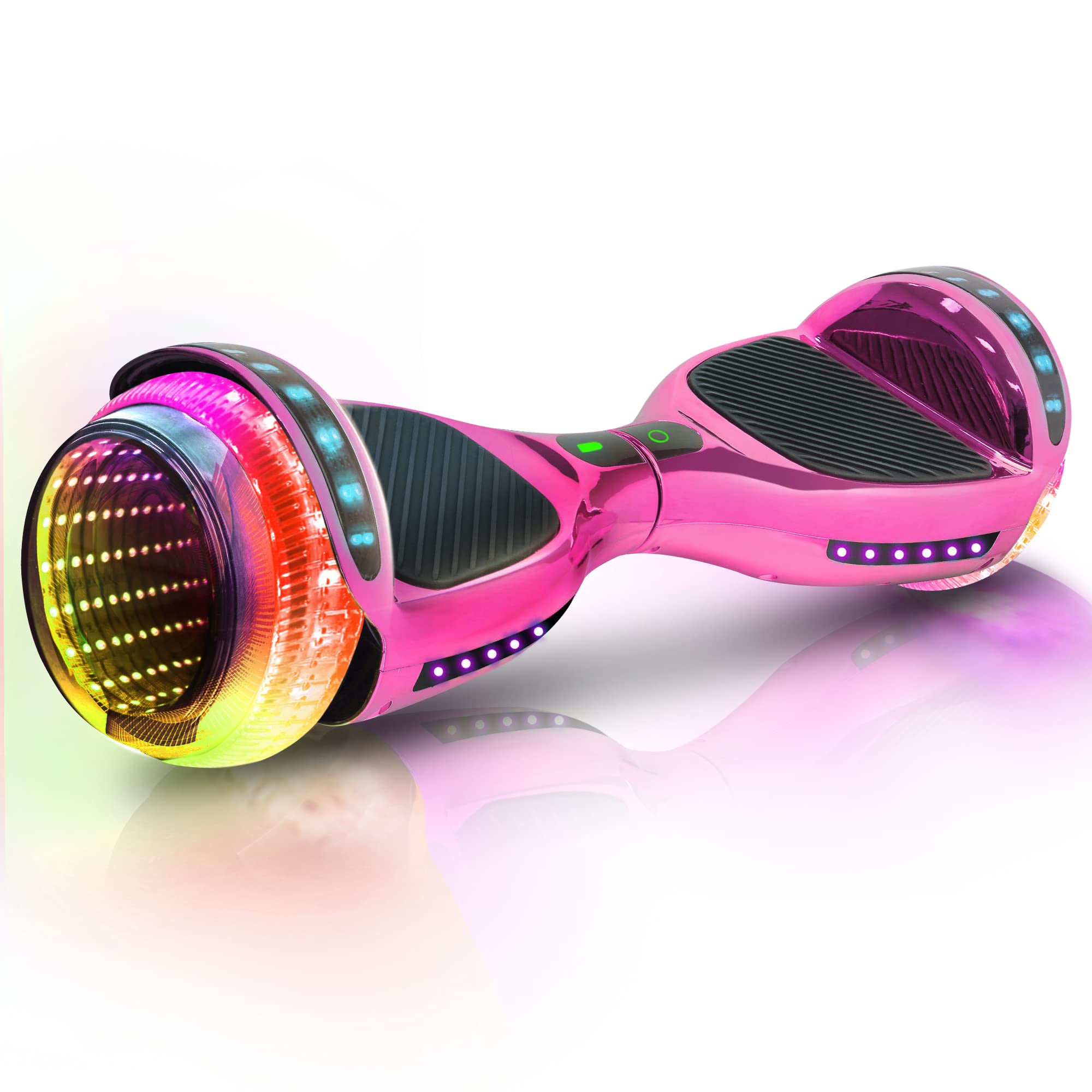 EMAXUSA, 6.5” Self Balancing Scooters for Kids Ages 6-12, Bluetooth Hoover Board with Tunnel Light Style Wheels & Non-Slip Footpads, UL2272 Safety Certified