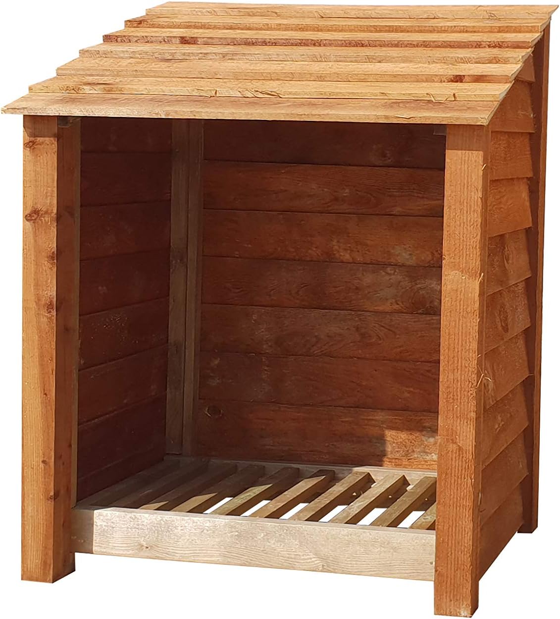 Arbor Garden Solutions Wooden Log Store 4Ft (1 cubic meter capacity) (W