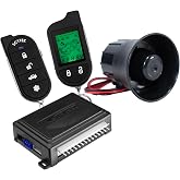 A777 2-Way Remote Control Keyless Entry Security System, Anti-Theft with Siren