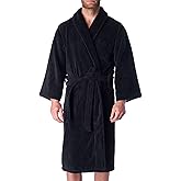 Alpine Swiss Pure Cotton Mens Terry Cloth Bathrobe Super Absorbent Spa Robe