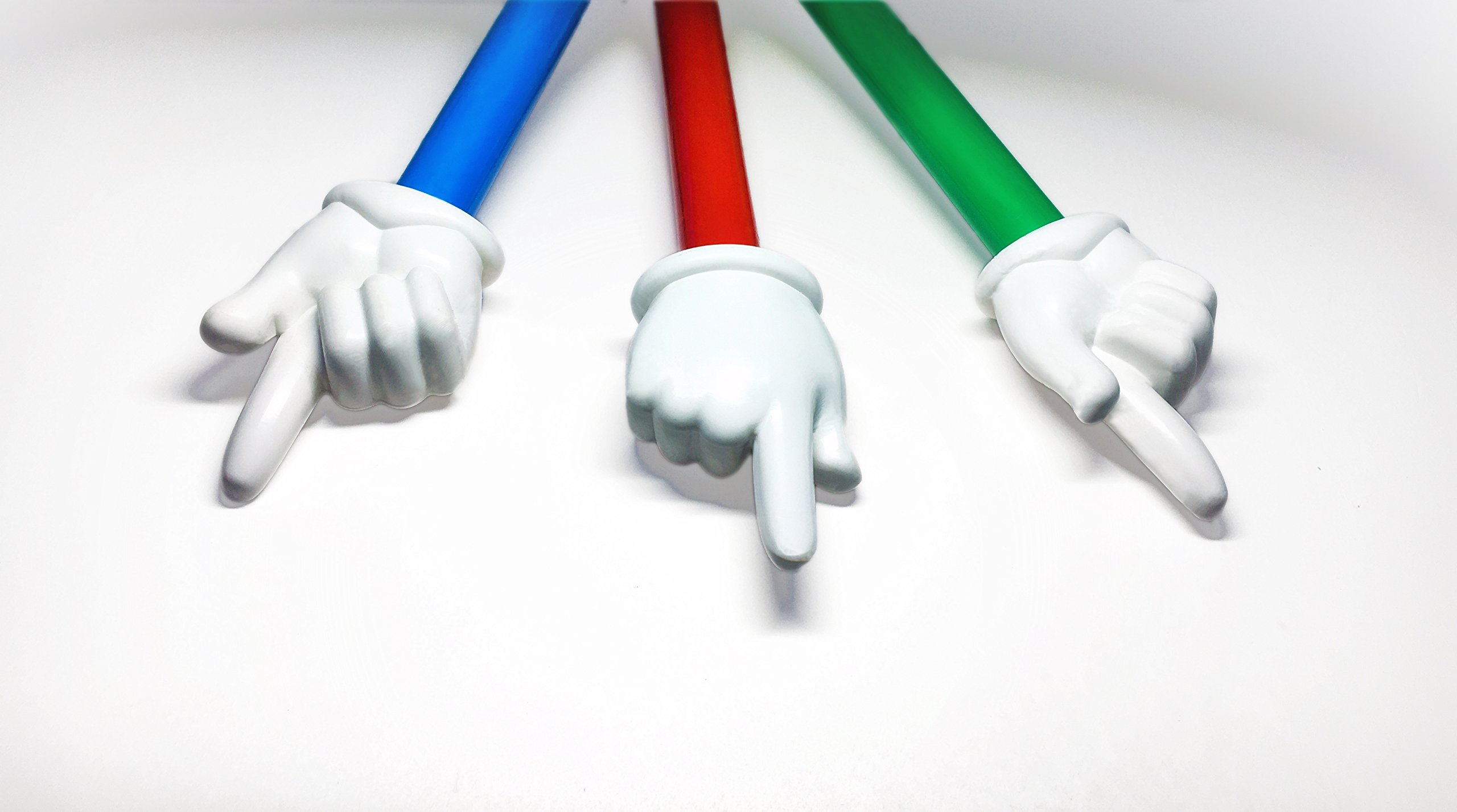 Photo 1 of Sciencent Hand Pointers (Set Of 3) Teacher Supplies, Assorted Colorful Classroom Finger Pointers for Teachers.