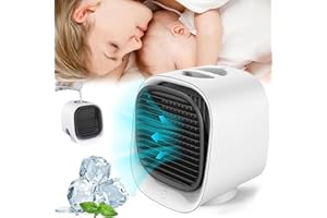 LINNAVARV Oribreeze Air Conditioning, Oribreeze Air Cooler, Ori Breeze Air Cooler, Oribreeze, Oribreeze Air Conditioner, Oribreeze Portable Air Conditioner, New Upgrade Desktop Air Conditioner (White)