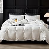 WARMDERN White Flannel Velvet Duvet Cover Queen Size Duvet Cover Bedding Sets, 3pcs Ultra Soft Luxury Textured Modern Crystal Velvet Duvet Covers with Zipper Closure(White, Queen)