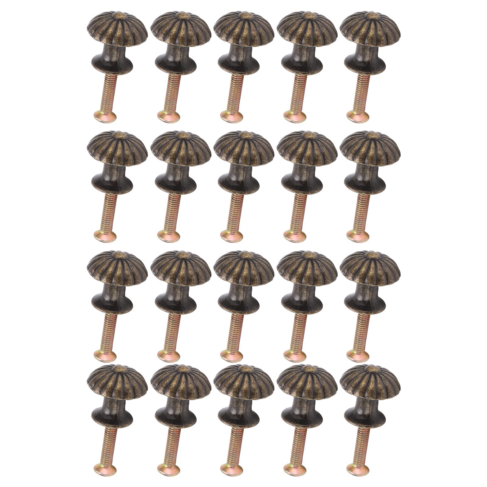 TOPINCN Furniture Handles, Vintage Design Mini Unique Mushroom Shape Drawer Knobs for Jewelry Boxes for Drawers