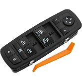 ZAPOSTS Power Window Switch Fits for Jeep Cherokee 2015-2022, for Chrysler 200 2015-2017 Driver Side Control Door vidrios Master Switch.Replace：68271206AA