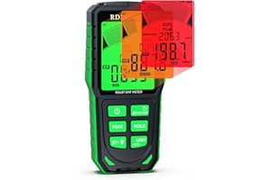 RDINSCOS EMF Detector, Detect All 3 Types of Electromagnetic Radiation Field in 1 EMF Meter for 5G, WiFi and Smart Meters, EMF Reader for Ghost Hunting Equipment Home, Office