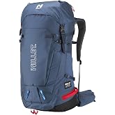 MILLET, Peuterey 45+10 Backpack, Dark Denim, One Size | Peuterey 45+10 Backpack blends rugged durability with ample storage for multi-day mountaineering