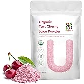 UNLEASH'D ORGANIC Organic Tart Cherry Juice Powder 16 oz – 100% Pure Natural Superfood, Rich in Antioxidants & Vitamins