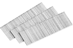 uxcell 2000Pcs 16 Gauge Brad Nails, 1" Length Straight Finishing Nails, Galvanized Carbon Steel Nails for Woodworking Constru