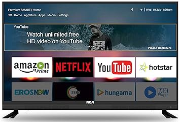 RCA 124 cm (49 inch) Full HD Smart LED TV 49WR1901S (Black) (2019 Model) | with Quantum Backlit Technology