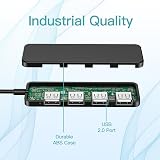 LBSC 4-Port USB 2.0 Hub Ultra Slim Portable for Mac iMac MacBook Surface view 4