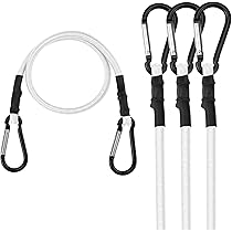 6-Piece Heavy Duty Bungee Cords With Carabiner Hooks – 24 Inch UV Resistant Straps For Outdoor Gear, Camping, & Travel - View #13