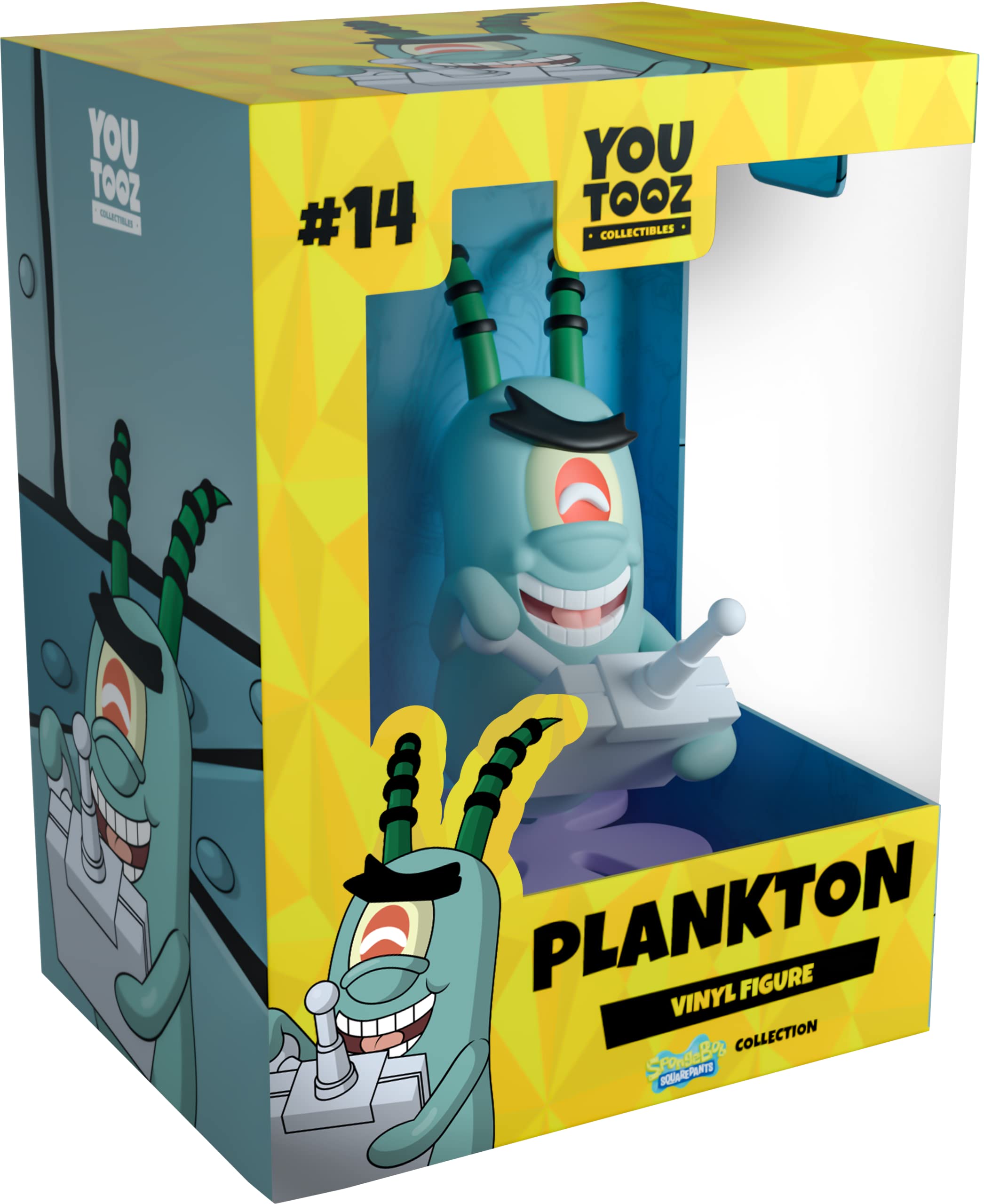 Youtooz You Tooz Plankton 4.4" Inch Vinyl Figure, Official Licensed Plankton Collectible from Spongebob Squarepants Spongebob Squarepants Collection…
