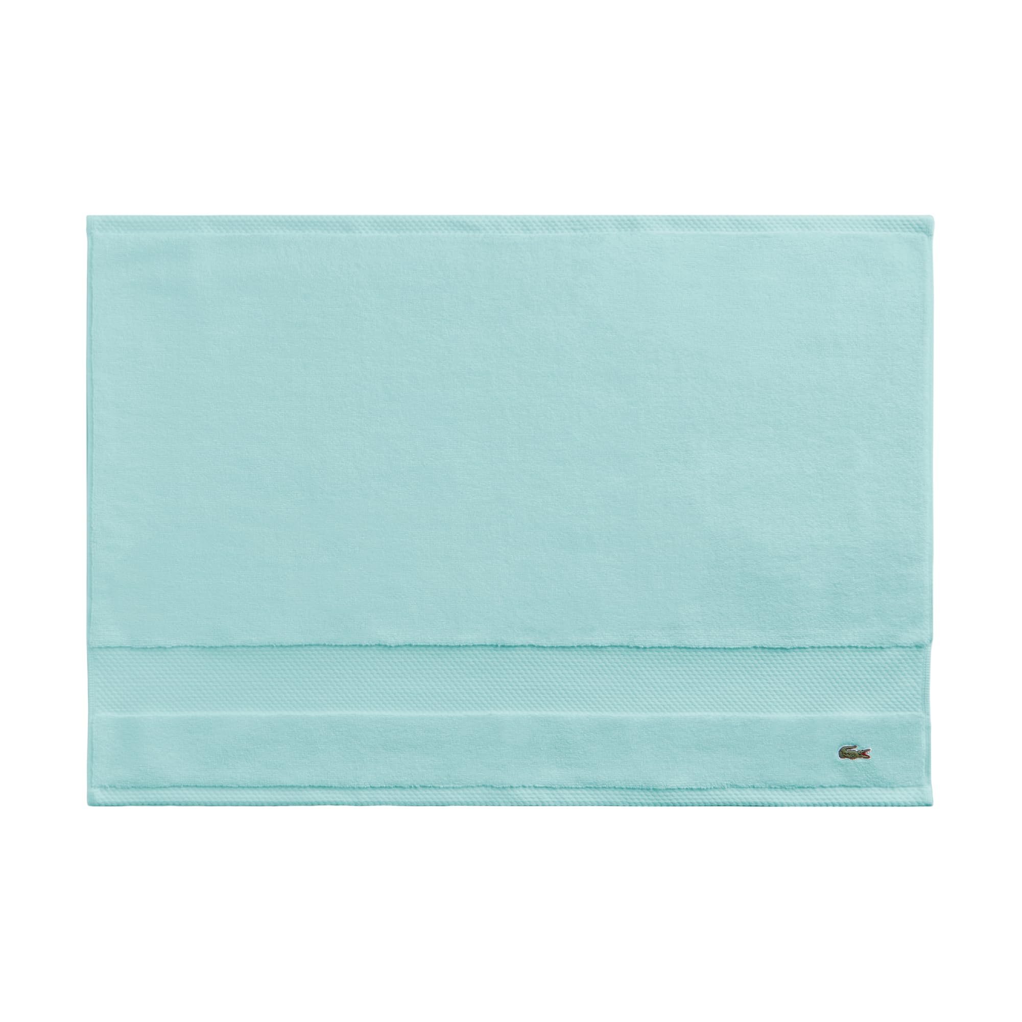 Lacoste Heritage Supima Cotton Tub Mat, Mint, 21" x 31" — image 1