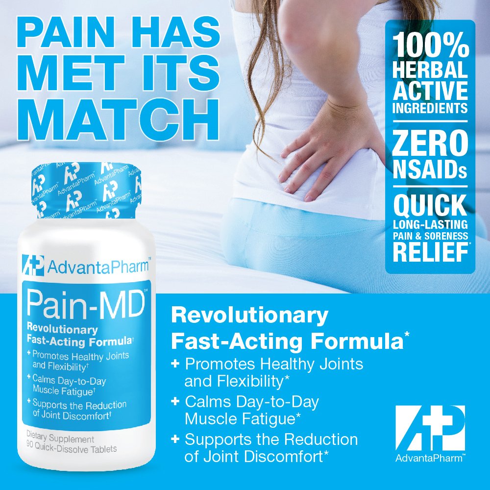 PainMD, Top Pain Relief Supplement, Fast Acting Natural Formula for