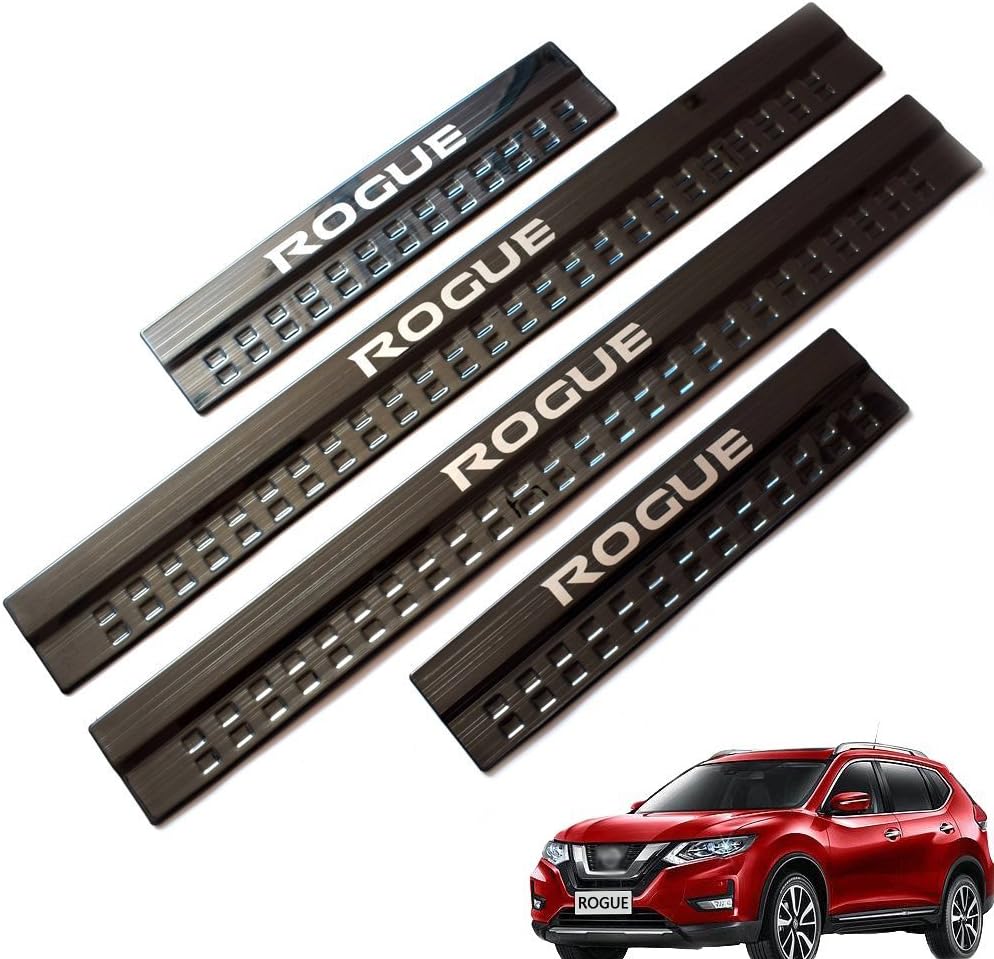 Stainless Steel Door Sills Scuff Plate Entry Guards Cover Trim for