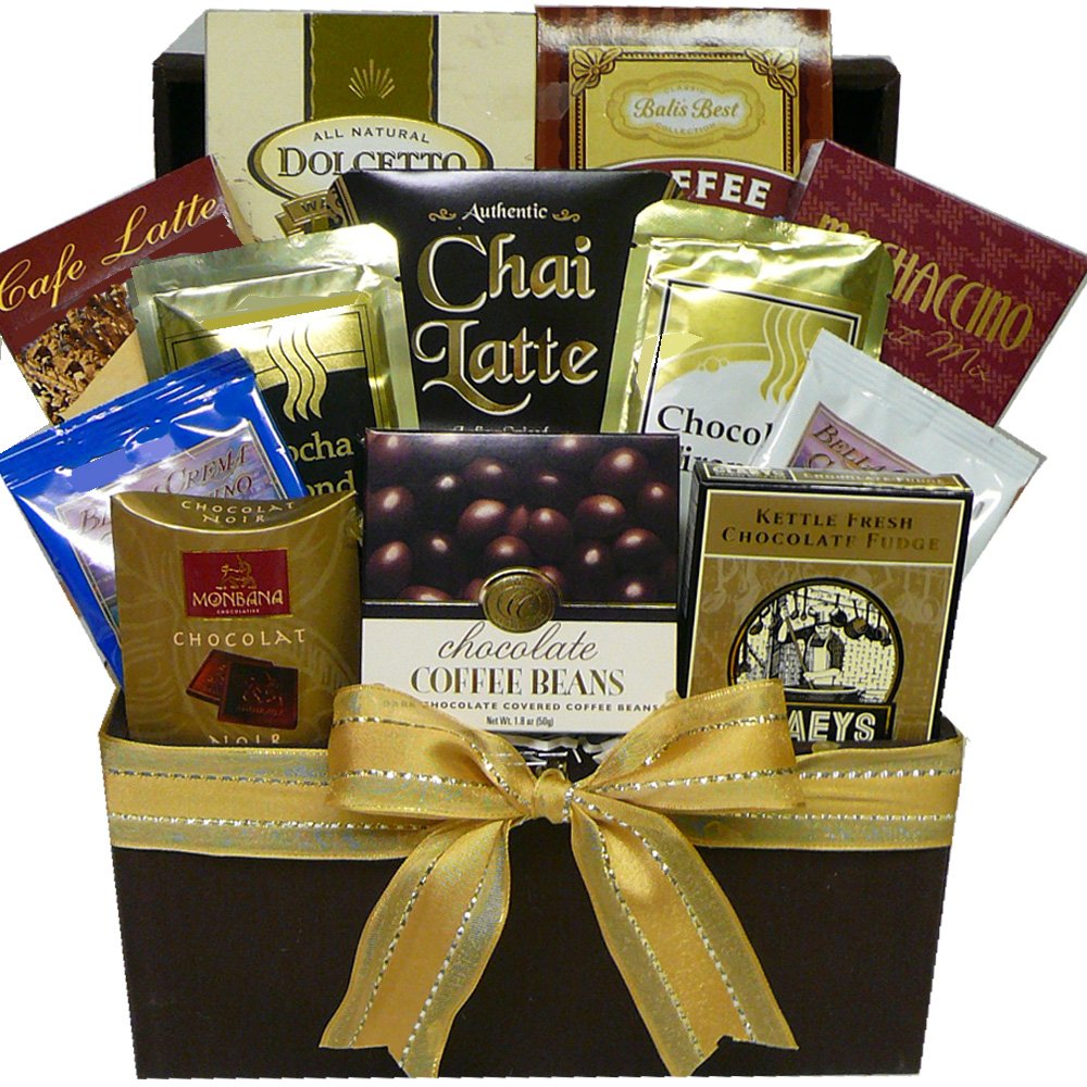 Coffee Lovers Care Package Snacks and Treats Gift Box Set