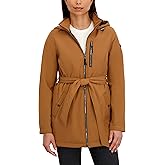 HFX Women's Softshell Transitional Jacket – Bonded Mellow Pile, Wind & Water Resistant Coat, Faux Fur Lining