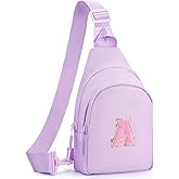 Fystdtote Valentines Day Gifts for Teen Girls Kids | Birthday Gifts for 3 4 5 6 7 8 9 10 11 12 13 14 15 16 Year Old Girls,Crossbody Sling Bag Backpack Fanny Pack Purse,Cute Trendy Stuff - Lavender,A