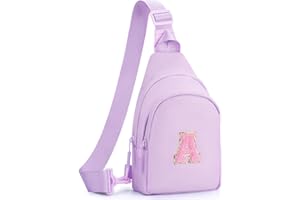 Fystdtote Birthday Gifts for 3 4 5 6 7 8 9 10 11 12 13 14 15 16 Year Old Girls,Crossbody Sling Bag Backpack Fanny Pack Purse for Teen Girl Kid Daughter Sister Her,Cute Trendy Stuff - Lavender,A