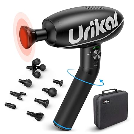 Pistolet do masażu Urikar, elektryczny masażer mięśni dłoni z ...