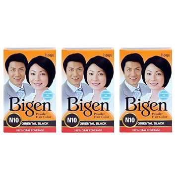Buy Bigen Powder Hair Color Oriental Black N10 Pack Of 3 Combo Set Online At Low Prices In India Amazon In