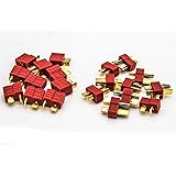 Allytech(TM) 10Pairs Deans Style Anti-skid Connector T Plug Female to Male M/F for RC ESC Battery