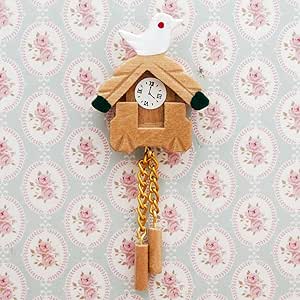 1/12 Scale Miniature Vintage Clock - Dollhouse Decoration Accessory For Miniature Rooms