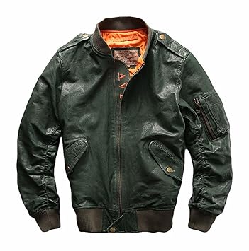 Amazon Daburyu 本革ジャケット 羊革 ダウンジャケット レザー