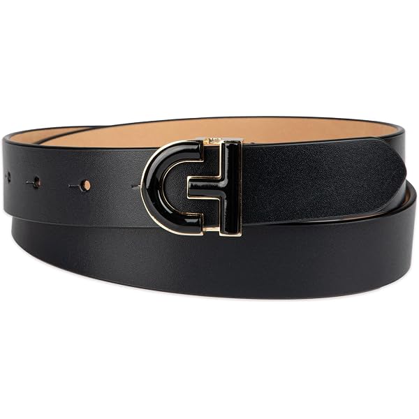 CTM Womens 1 3/8 Inch Wide Basic Bridle Belt, Small, Brown  display picture 2